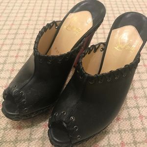 Christian Louboutin Black Heels Size 36 1/2